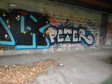 Graffiti Bombing - Photo by Ghostwritter