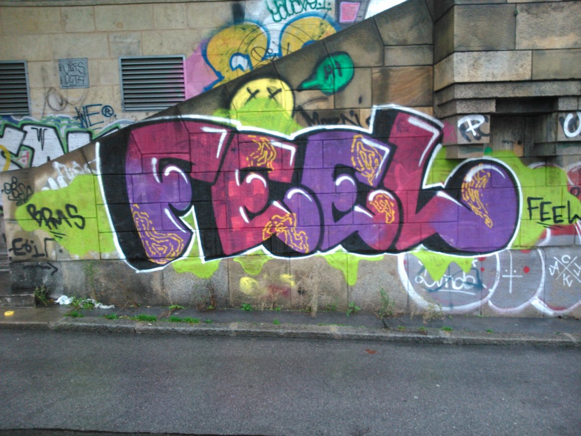 Graffiti Bombing - Photo by Ghostwritter