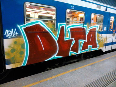 Graffiti Train - Photo by Ghostwritter