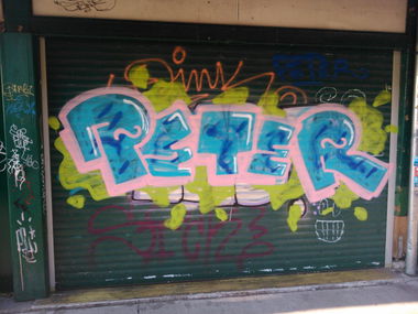 Graffiti Bombing - Photo by Ghostwritter