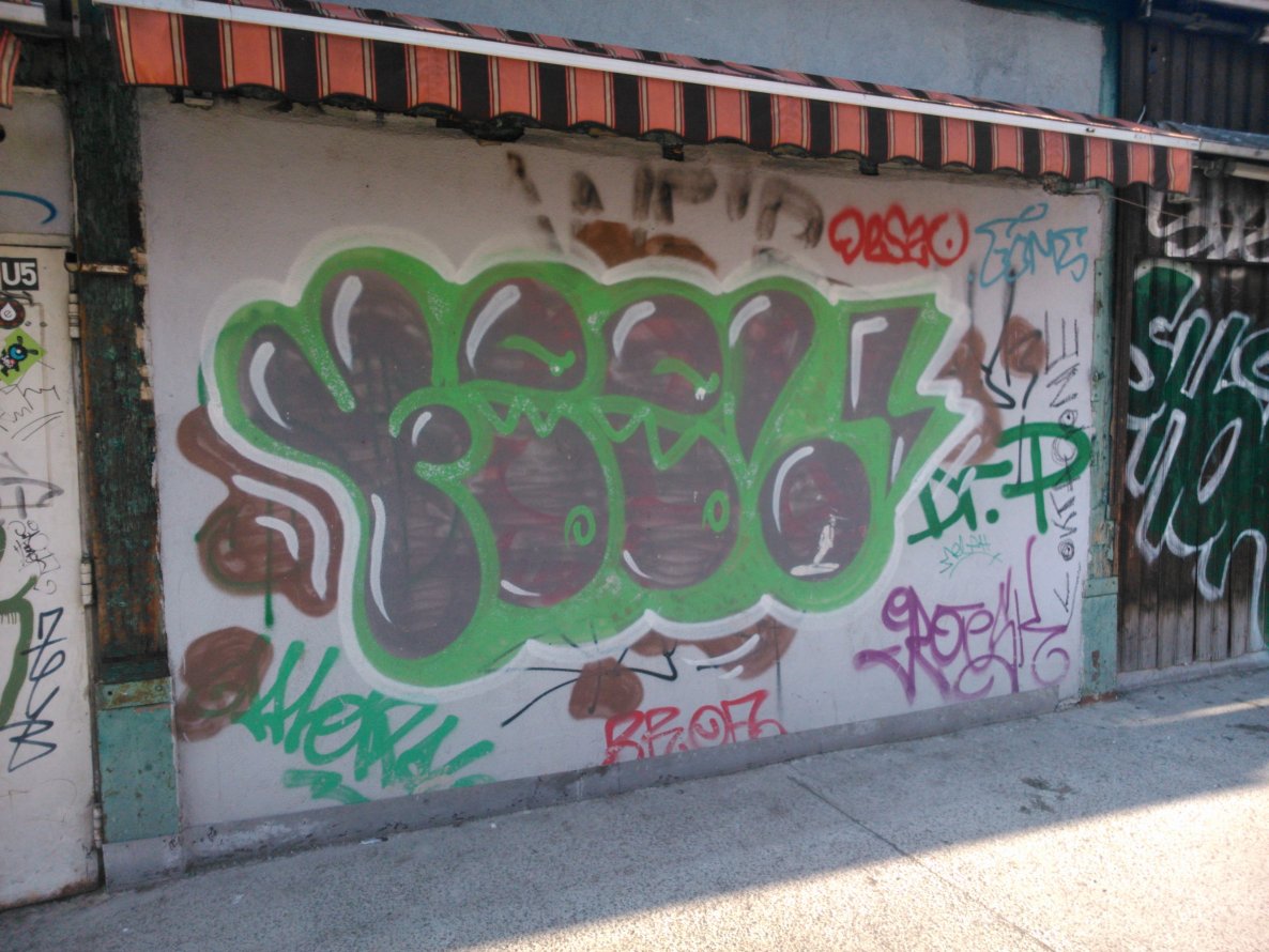 Graffiti Bombing - Photo by Ghostwritter