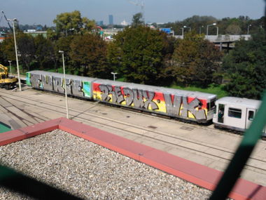 Graffiti Train - Photo by Ghostwritter