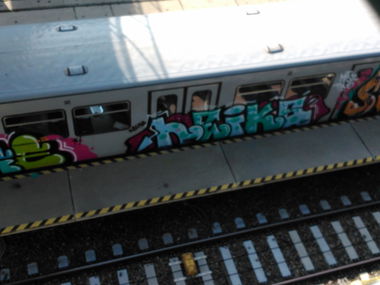 Graffiti Train - Photo by Ghostwritter