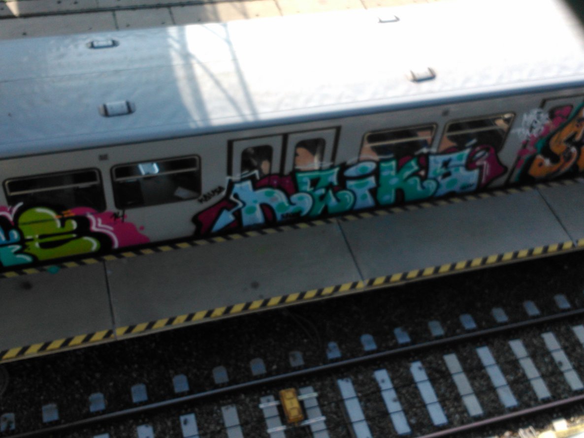 Graffiti Train - Photo by Ghostwritter