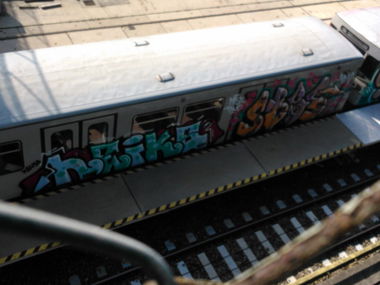 Graffiti Train - Photo by Ghostwritter