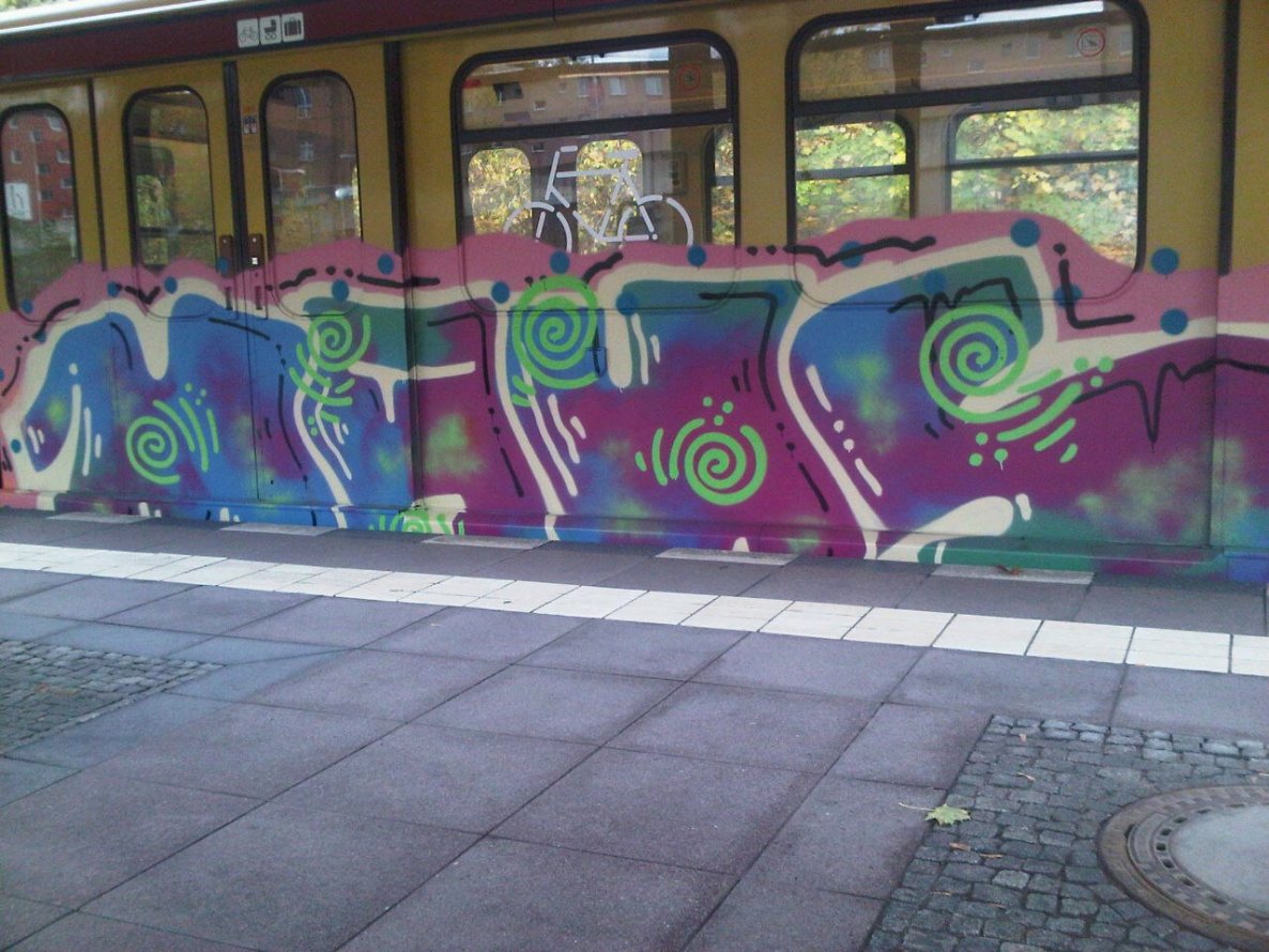 Graffiti Train - Photo by Ghostwritter