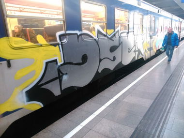 Graffiti Train - Photo by Ghostwritter