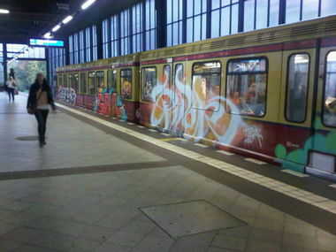 Graffiti Train - Photo by Ghostwritter