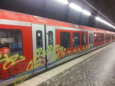 Graffiti Train - Photo by Ghostwritter