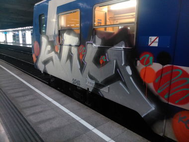 Graffiti Train - Photo by Ghostwritter