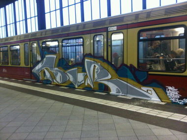 Graffiti Train - Photo by Ghostwritter