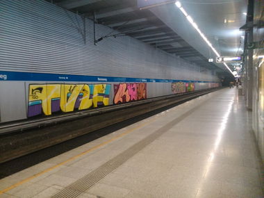 Graffiti Bombing - Photo by Ghostwritter