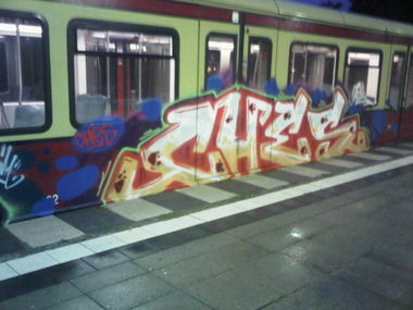 Graffiti Train - Photo by Ghostwritter