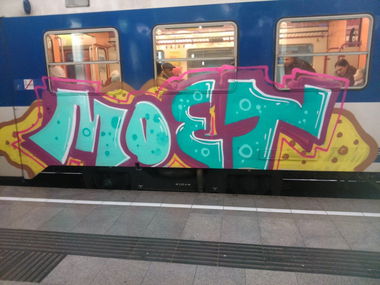 Graffiti Train - Photo by Ghostwritter