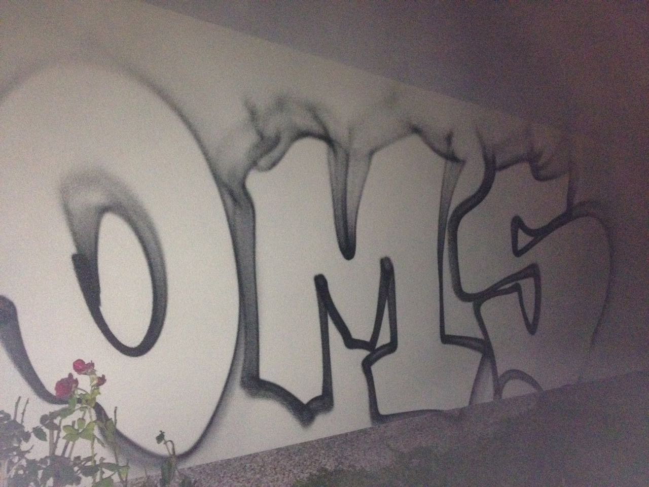Graffiti in Drehort - Photo by GiseOms - oms, OMS-Crew, OMS42 (2016)