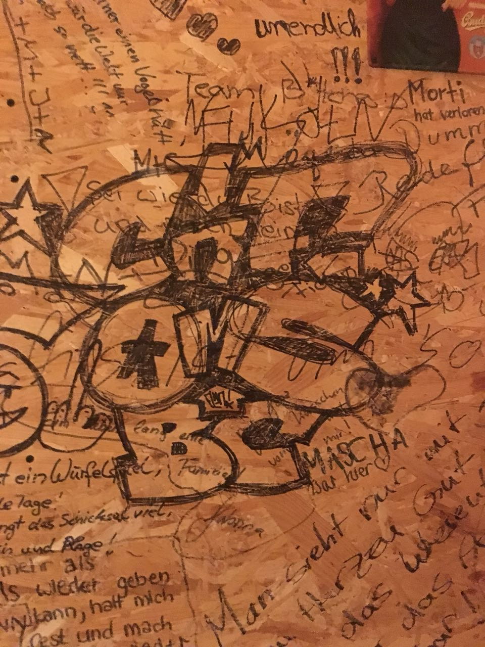 Graffiti in Drehort - Photo by GiseOms - oms, OMS-Crew, OMS42 (2016)