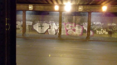 Graffiti Bombing in Drehort - Photo by GiseOms - OMS, gise, giseone (2017)
