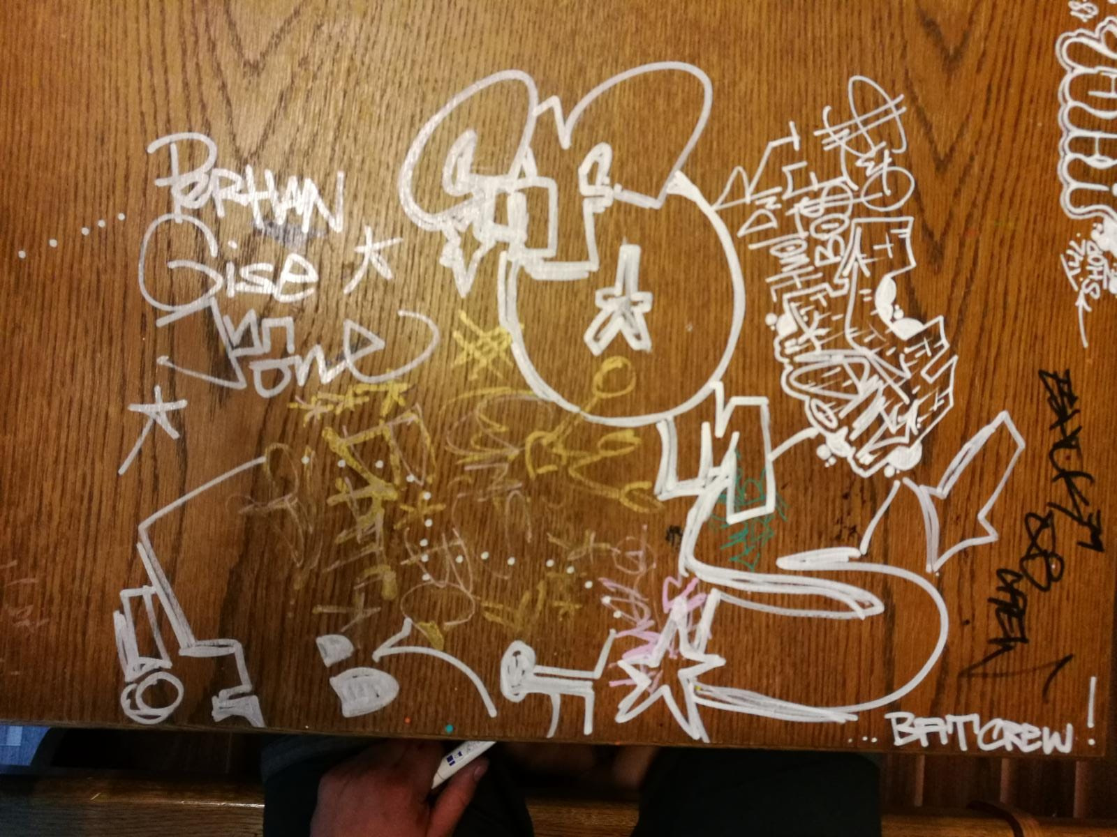 Graffiti Bombing in Drehort - Photo by GiseOms - oms, omscrew, oms42 (2017)