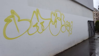Graffiti Bombing in Drehort - Photo by GiseOms - oms, omscrew, oms42 (2017)