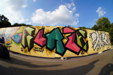 Graffiti Wall in Brunswick - Photo by Glaze - Graffit, Glaze., Hamburg (2013)