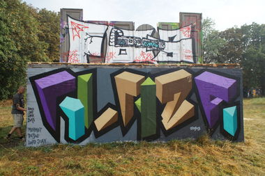 Graffiti Wall in Minden - Photo by Glaze - Glaze, Hack, und (2013)