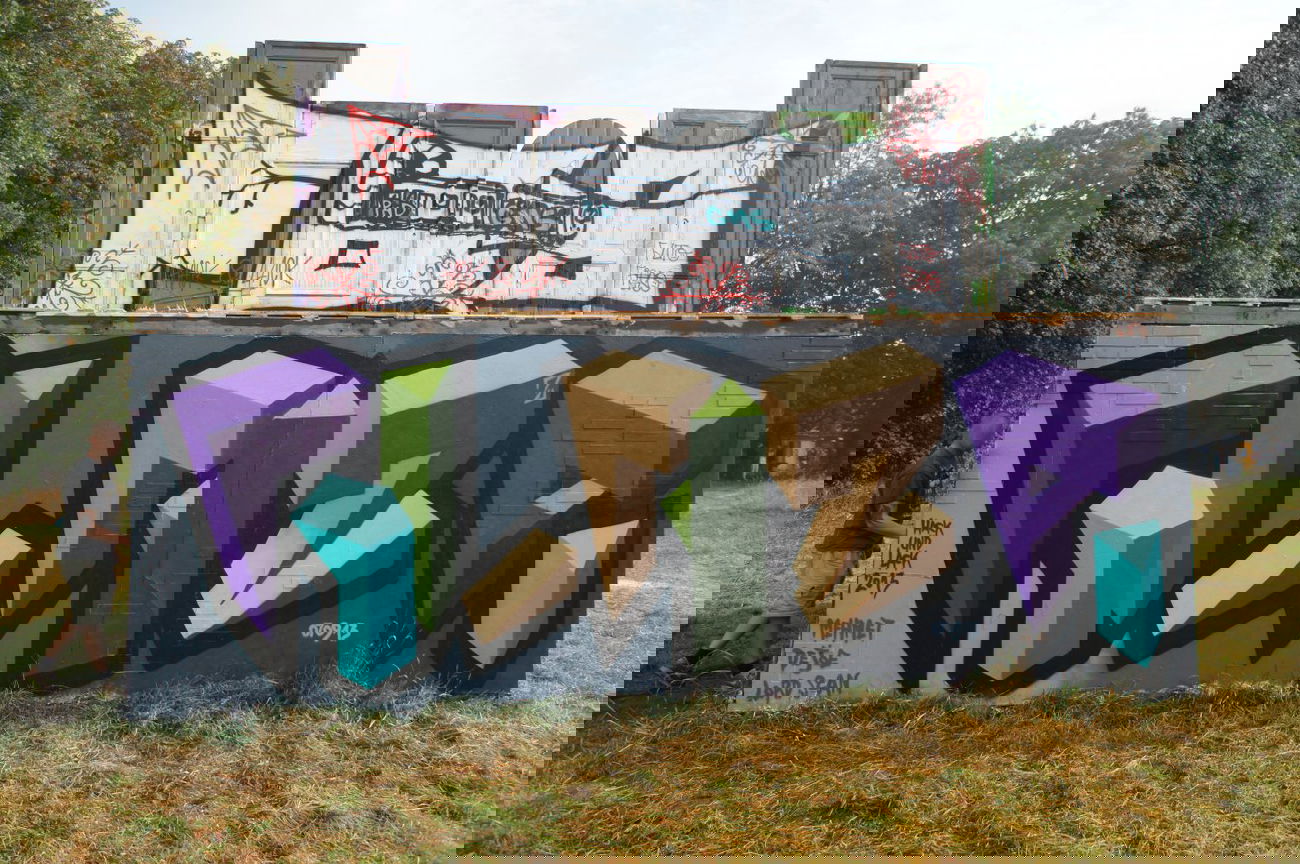 Graffiti Wall in Minden - Photo by Glaze - Glaze, Hack, und (2013)