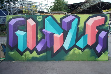 Graffiti Wall in Berlin - Photo by Glaze - glaze, berlin, cassiopeia (2013)