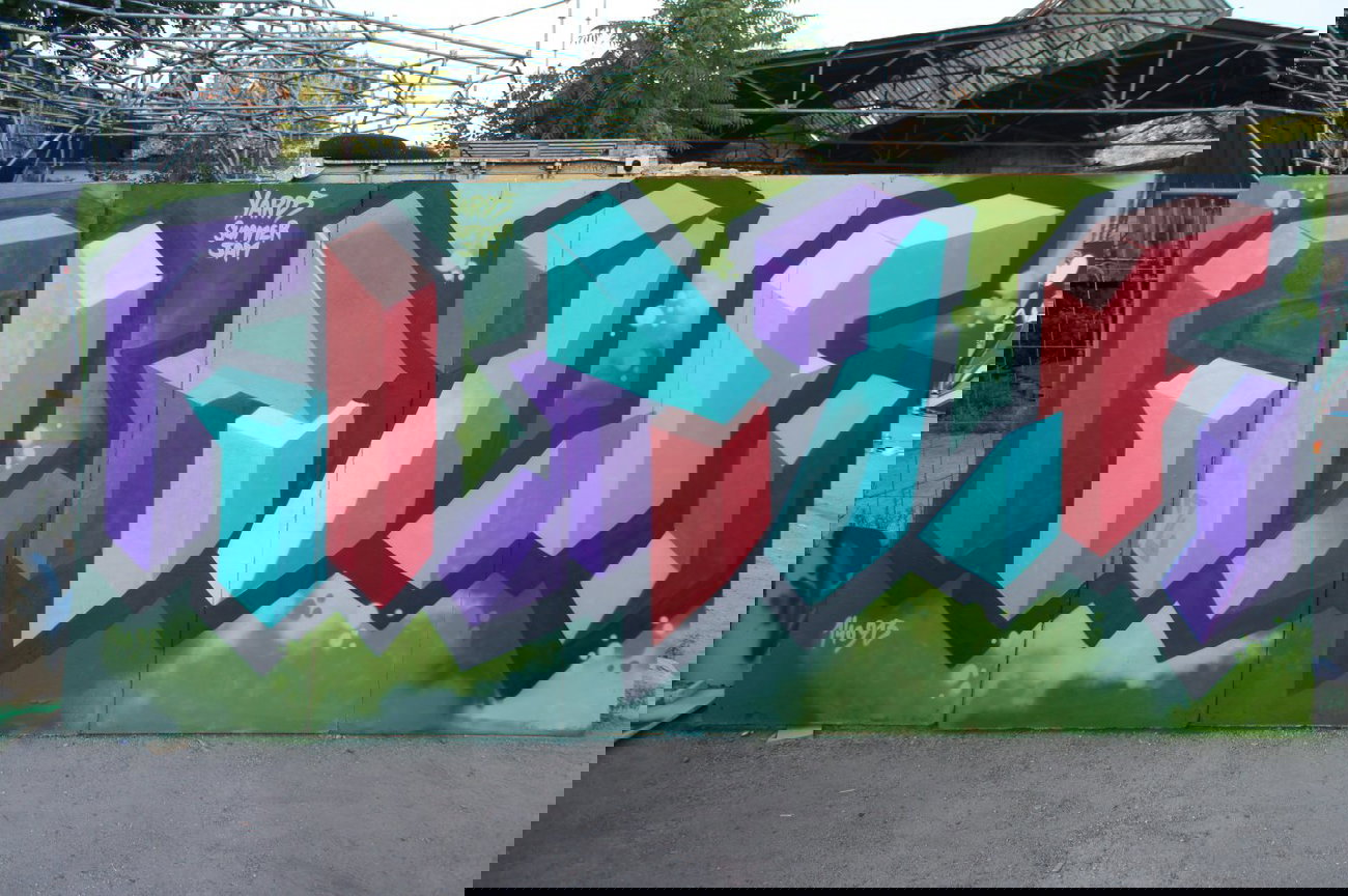 Graffiti Wall in Berlin - Photo by Glaze - glaze, berlin, cassiopeia (2013)