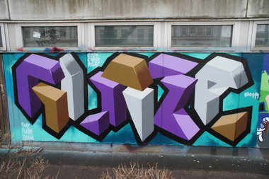 Graffiti Wall in Hamburg - Photo by Glaze - glaze, hamburg (2014)