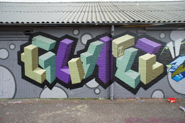 Graffiti Wall in Hengelo - Photo by Glaze - glaze (2014)