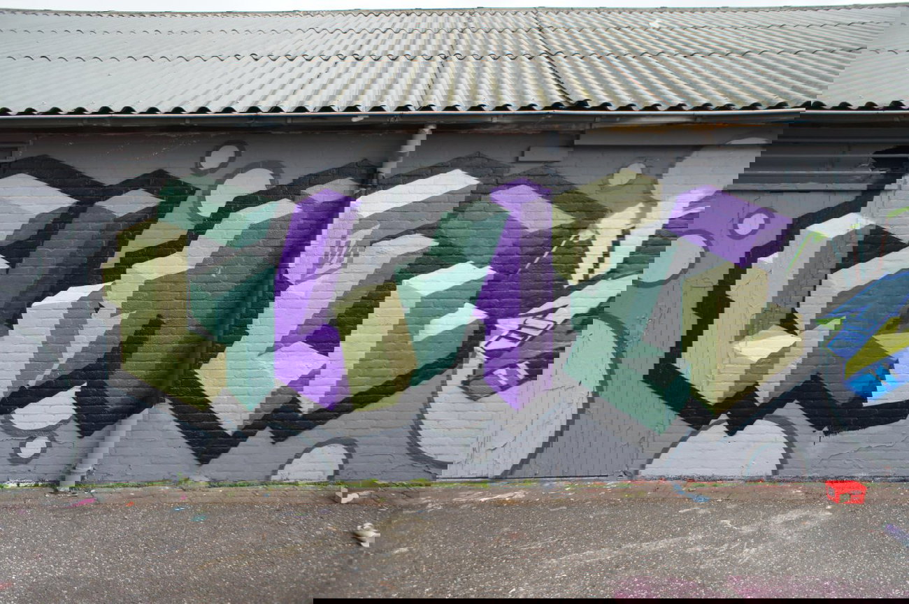 Graffiti Wall in Hengelo - Photo by Glaze - glaze (2014)