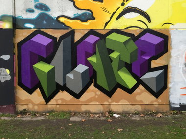 Graffiti Wall in Hamburg - Photo by Glaze - glaze (2015)