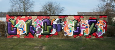 Graffiti Wall in Kreis Pinneberg - Photo by Glaze - glaze, careo (2015)