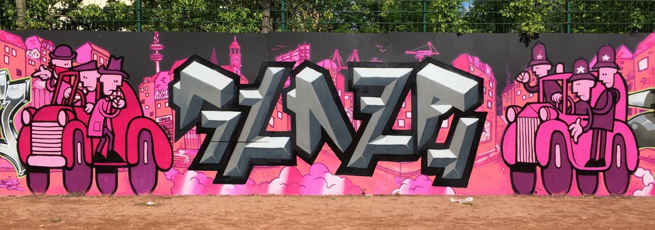 Graffiti Wall in Dresden - Photo by Glaze - glaze, dresden, urbansyndromes (2015)