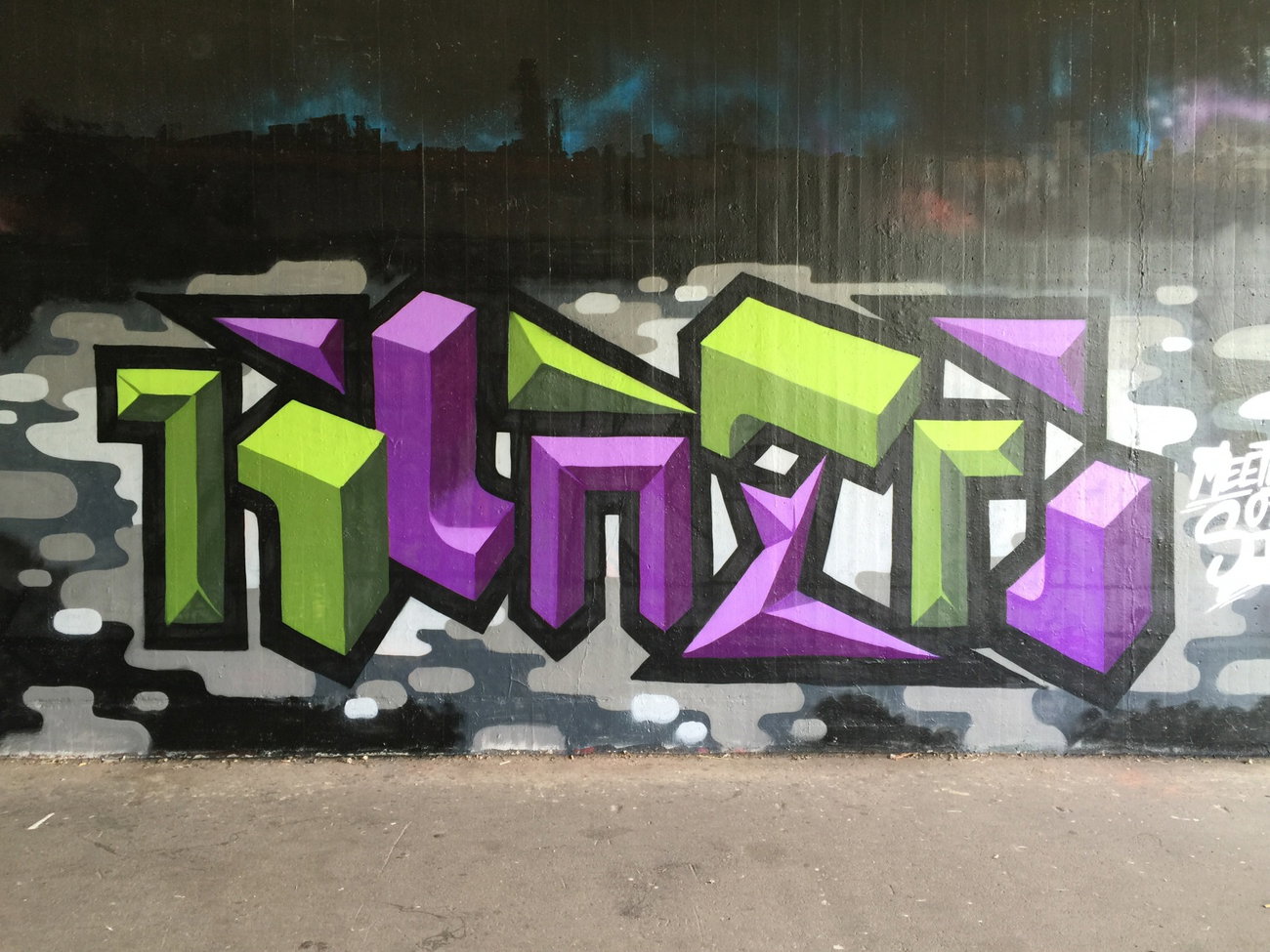Graffiti Wall in Wiesbaden - Photo by Glaze - glaze (2015)
