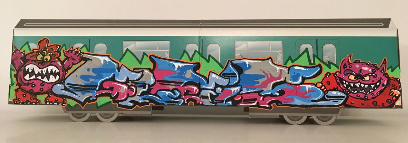 Graffiti Sketch - Photo by Gleis1 - Gleis, Molotow, Marker (2018)