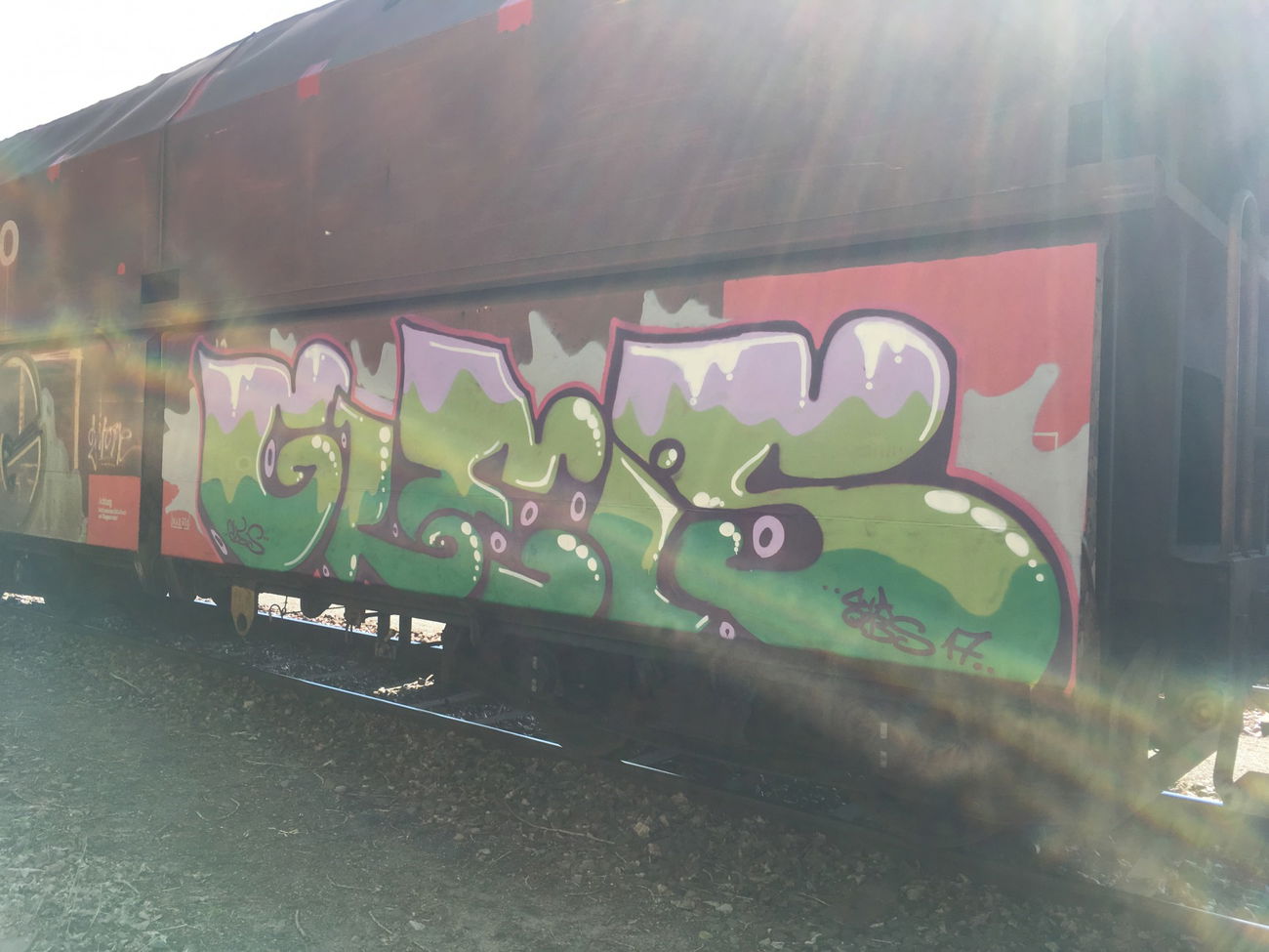 Graffiti Wall - Photo by Gleis1 - Freight, GüterzugGleis (2017)