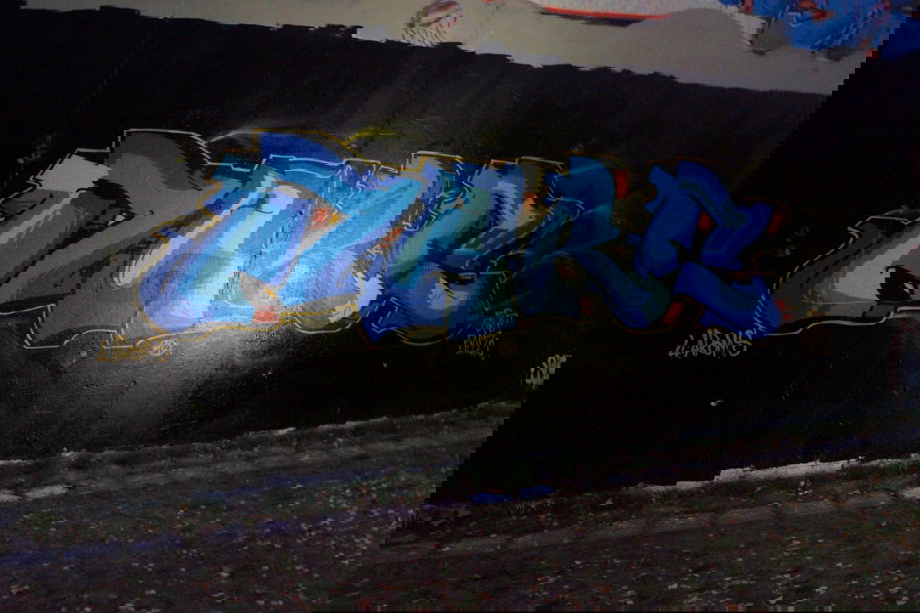 Graffiti Wall in Hamburg - Photo by Glockspot - Fare, SRF, PMZ (2015)