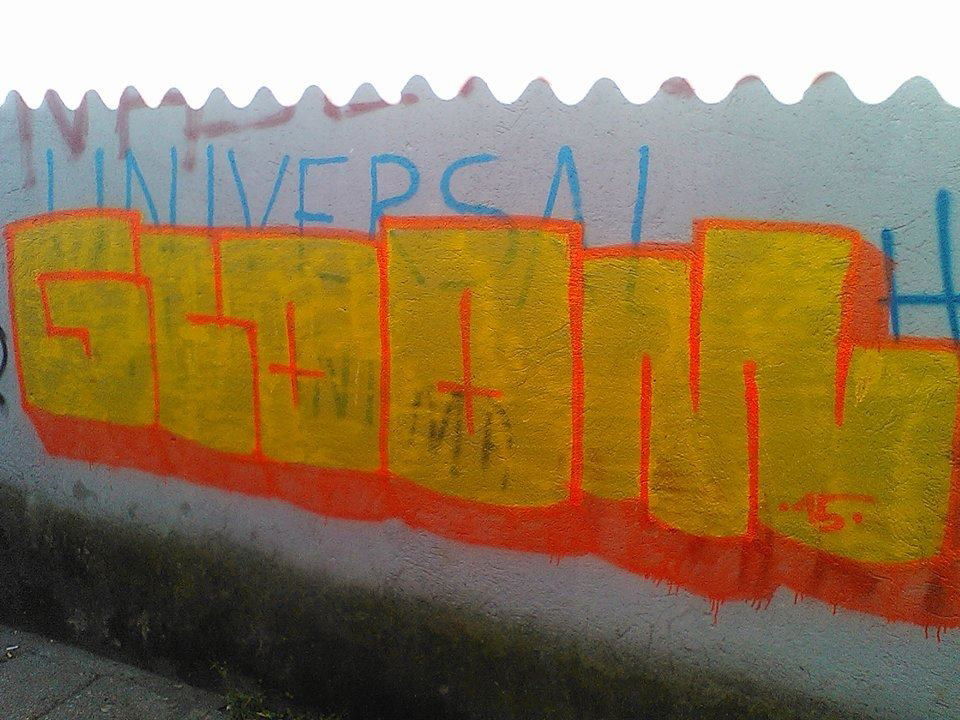 Graffiti Wall in Macedonia - Photo by Gloom616