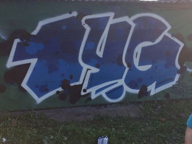 Graffiti Bombing - Photo by GoD - 14G