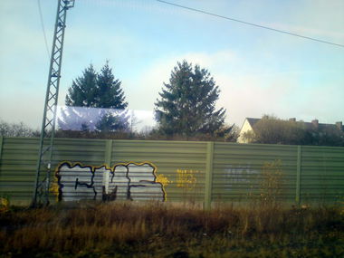 Graffiti Bombing in Bremerhaven - Photo by Goal1312 - cms, bremerhaven (2012)