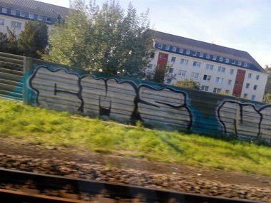 Graffiti Bombing - Photo by Goal1312 - cms, nams (2013)