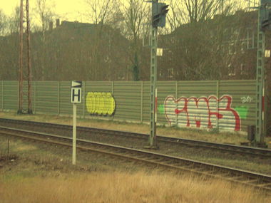 Graffiti Bombing - Photo by Goal1312 - moses, cms (2014)