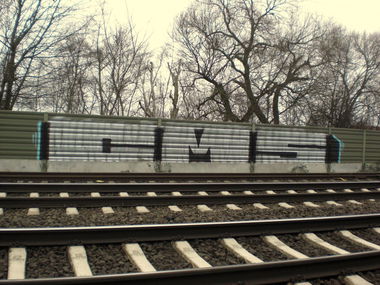 Graffiti Bombing - Photo by Goal1312 - cms, bremerhaven (2014)