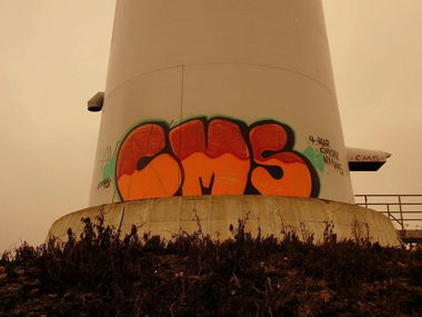 Graffiti Bombing - Photo by Goal1312 - cms, bremerhaven, kar (2015)