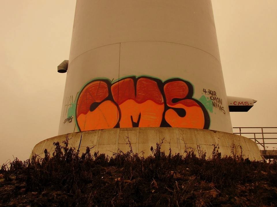 Graffiti Bombing - Photo by Goal1312 - cms, bremerhaven, kar (2015)