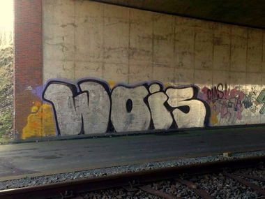 Graffiti Bombing - Photo by Goal1312 - wois, cms, bremerhaven (2015)
