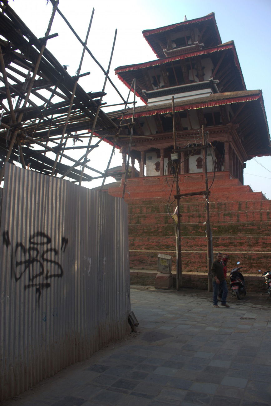 Graffiti Bombing in Kathmandu - Photo by GoldenBrownS - GBS, Street, Nepal