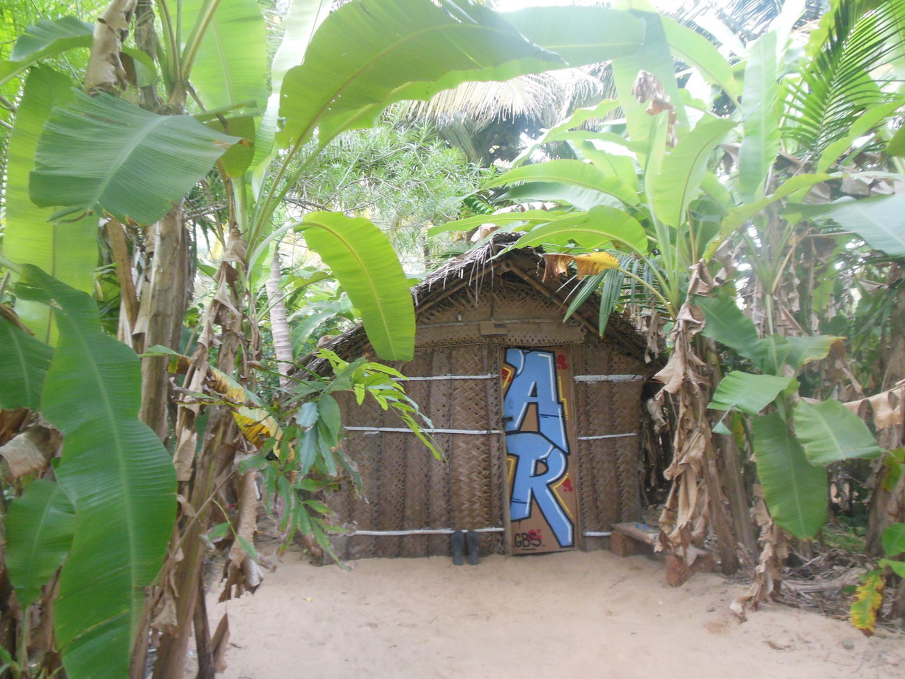 Graffiti Wall in Indien - Photo by GoldenBrownS - GBS, AR, AR´S