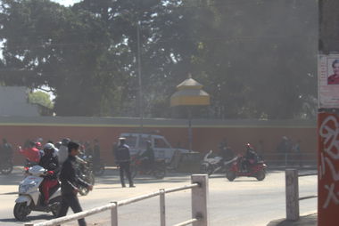 Graffiti Wall in Kathmandu - Photo by GoldenBrownS - GBS, Wall, Tag (2014)